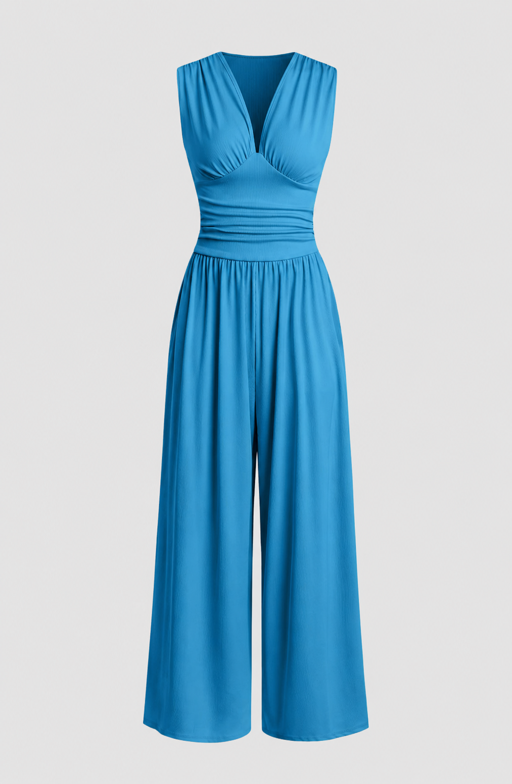 CHARITY – Elegante mono sin mangas de pierna ancha
