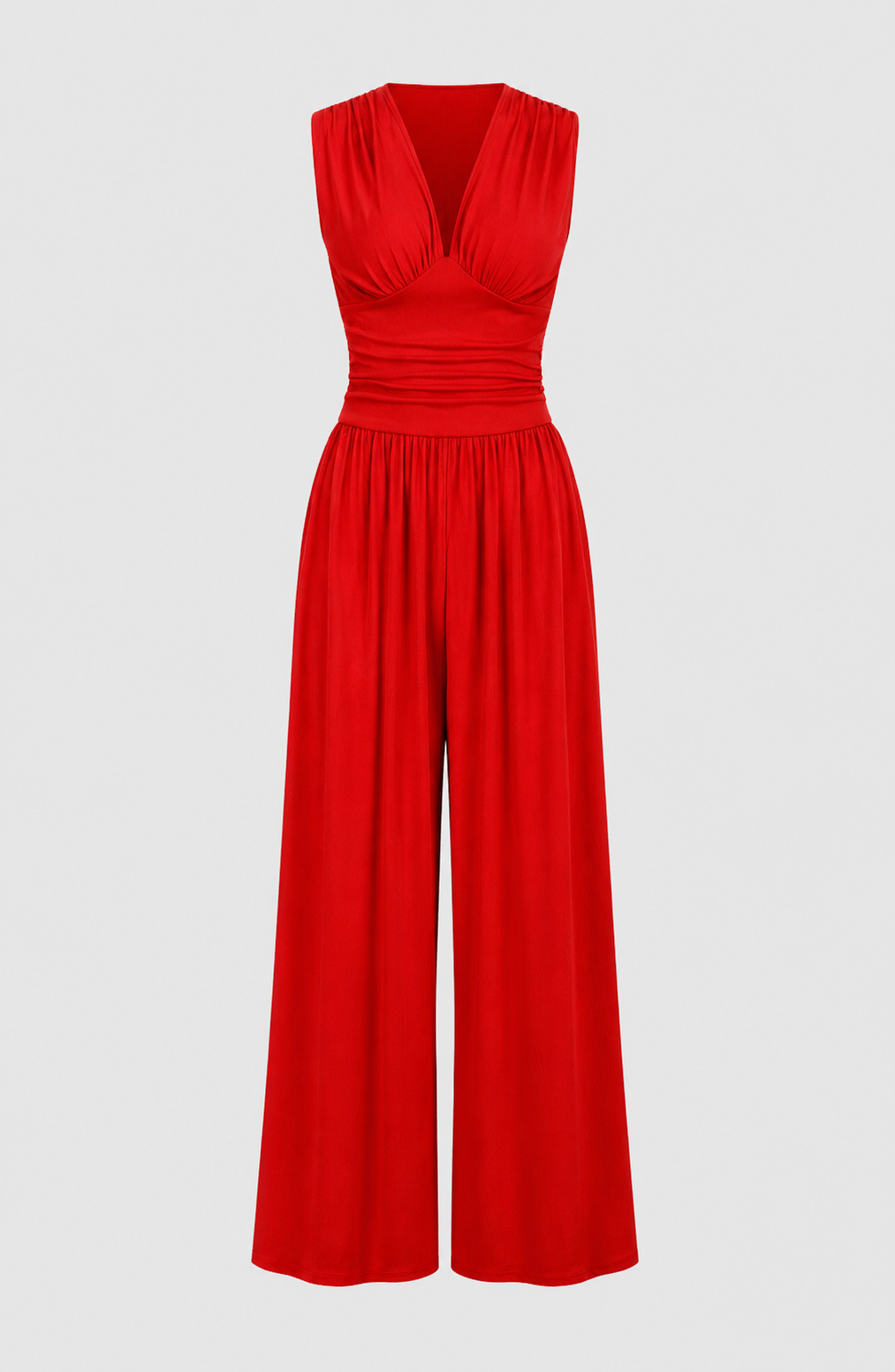 CHARITY – Elegante mono sin mangas de pierna ancha