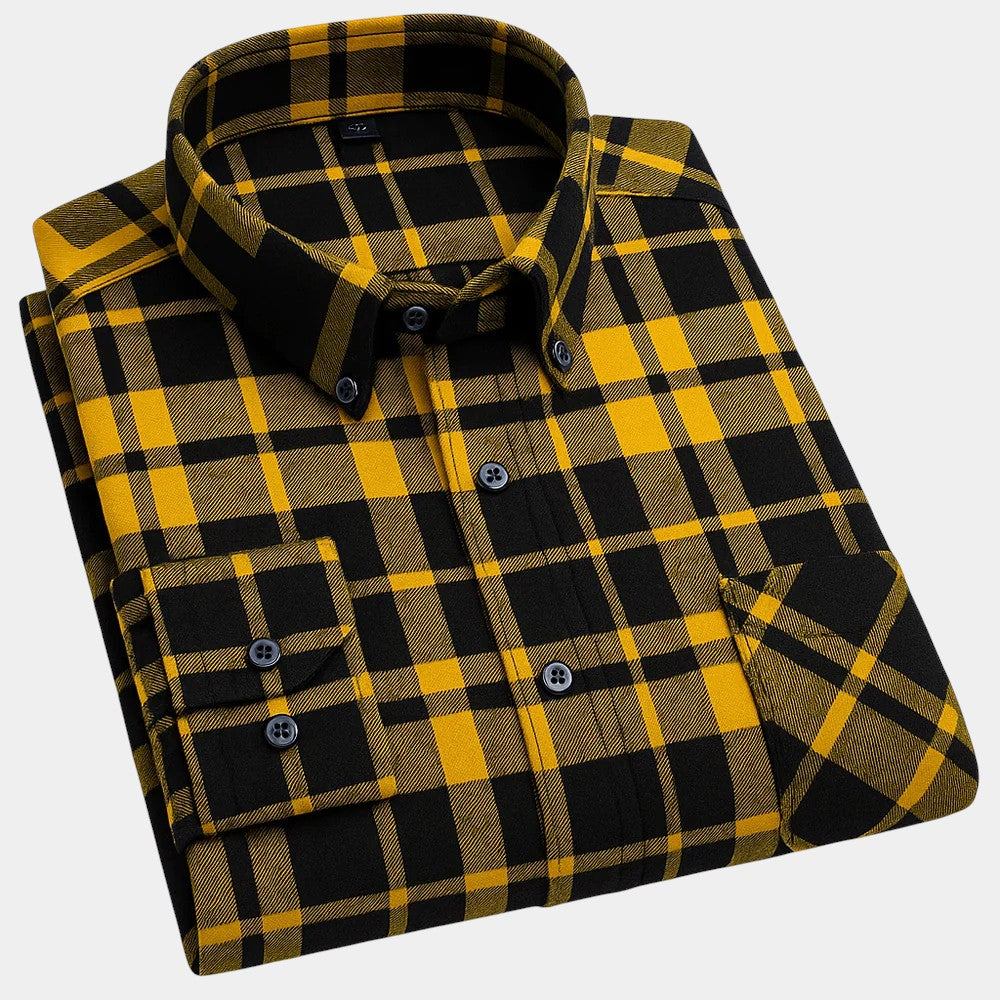 Camisa de cuadros para hombre