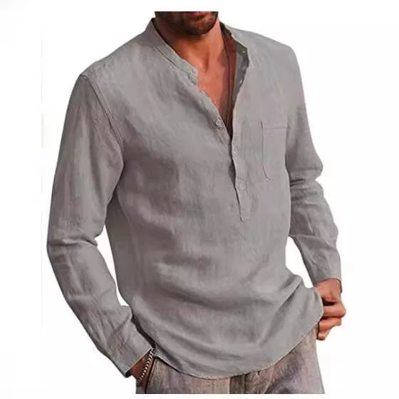 Camisa de algodón transpirable