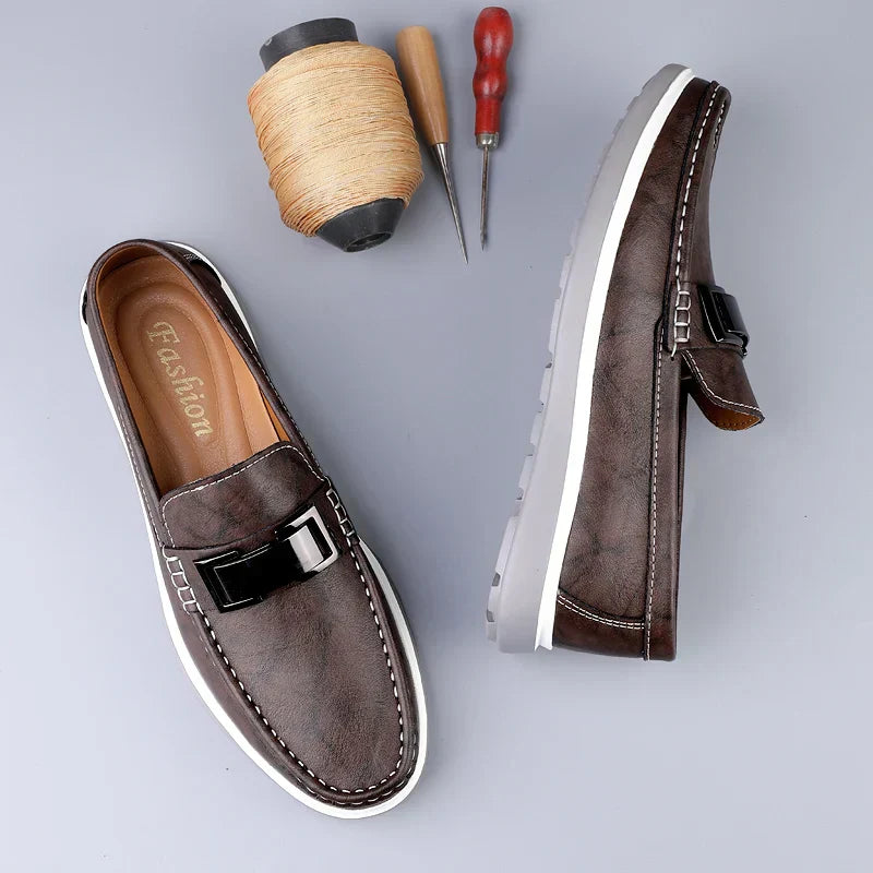 Mocasines de piel de lujo