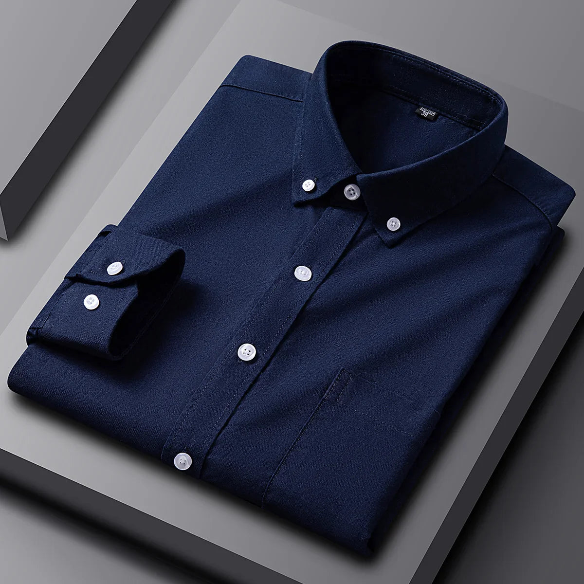 Elegante camisa de algodón