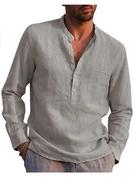 Camisa de algodón transpirable