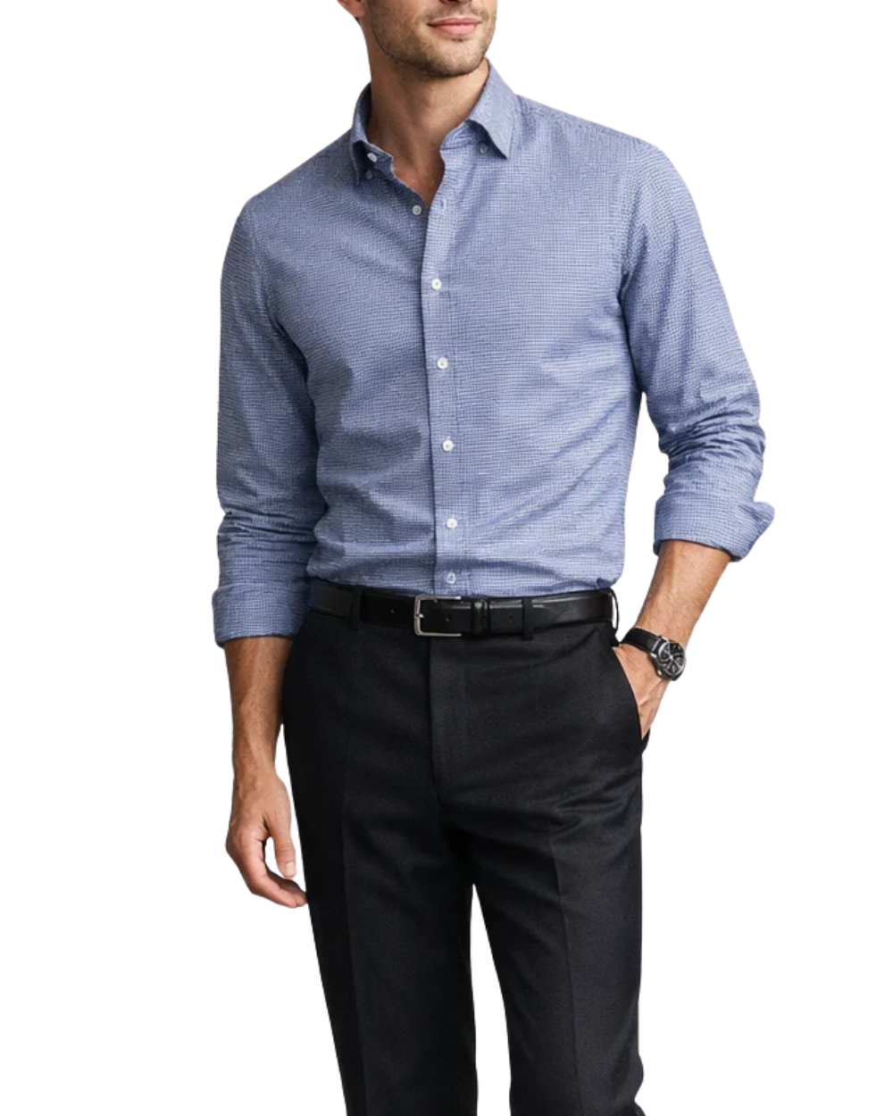 Elegante camisa de algodón