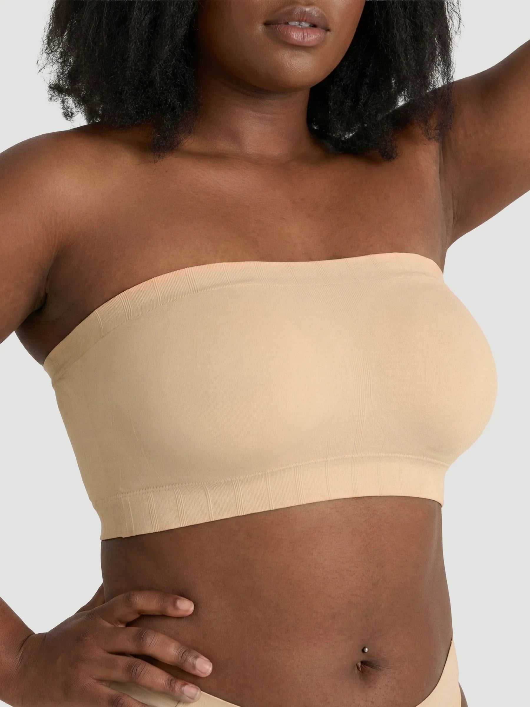 Sujetador bandeau convertible sin tirantes