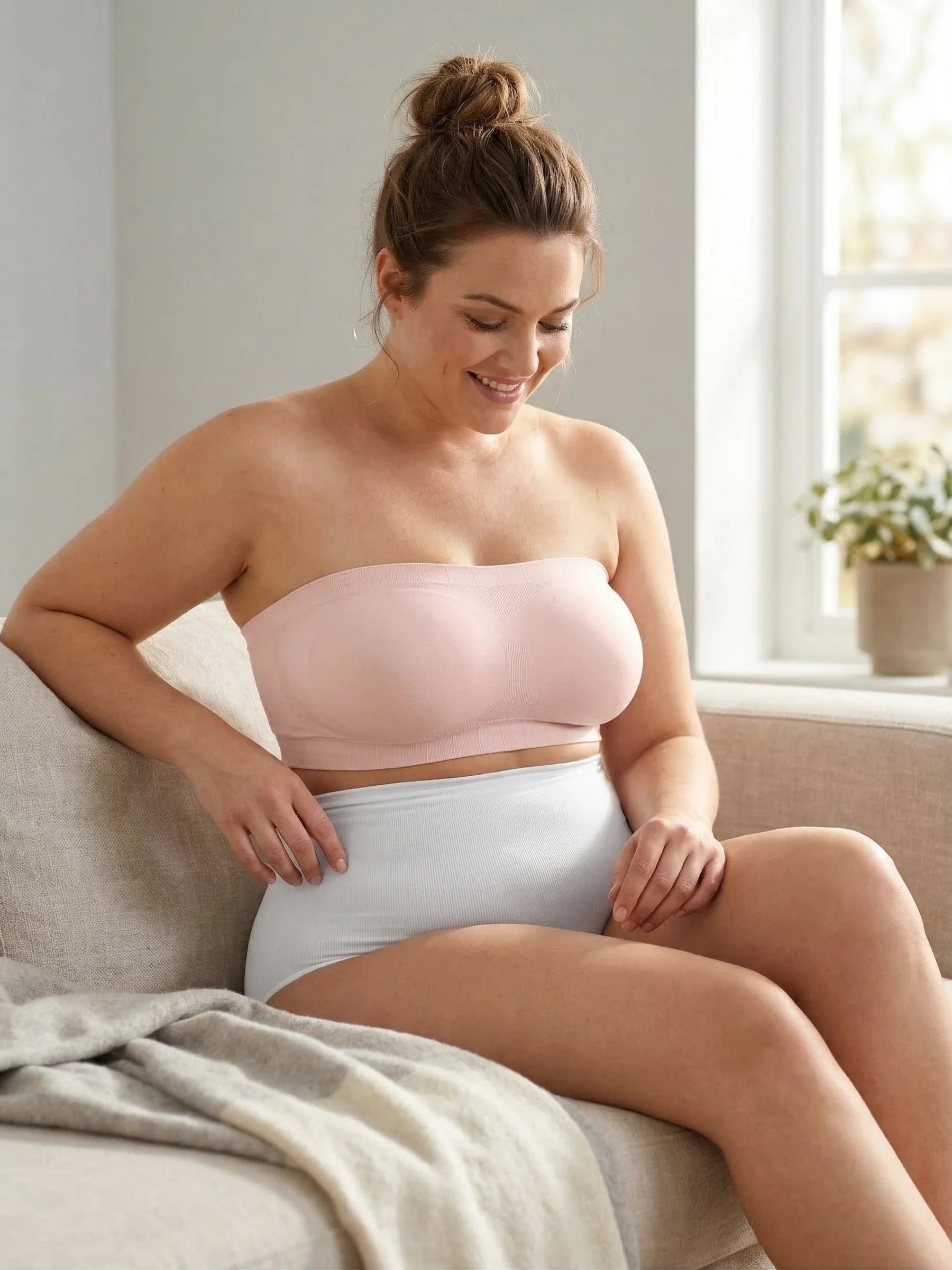 Sujetador bandeau convertible sin tirantes