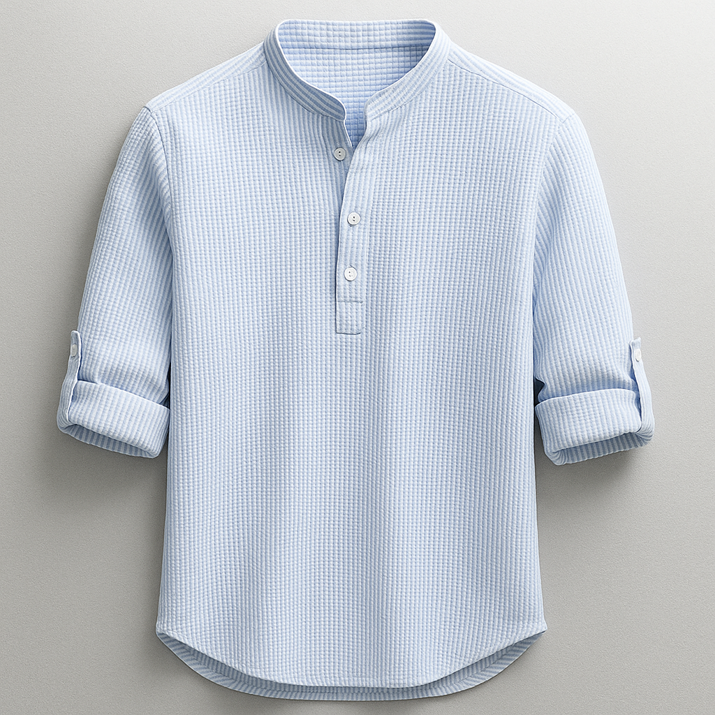 Elegante camisa de algodón