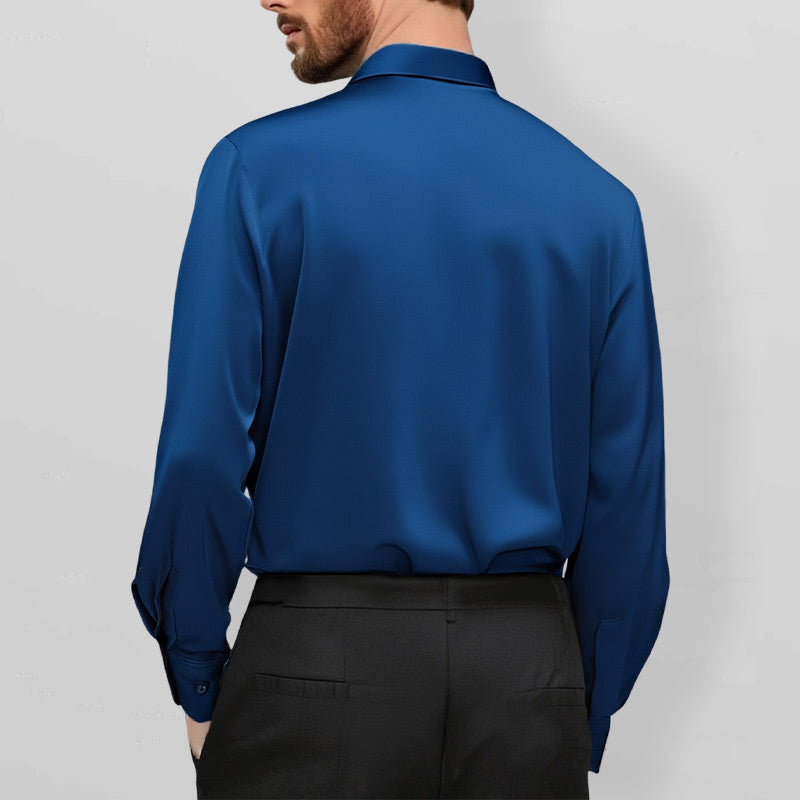 Camisa elástica sin arrugas