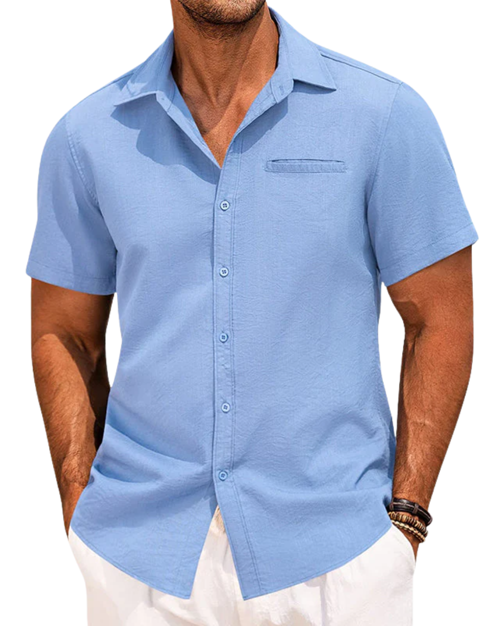 Elegante camisa de verano