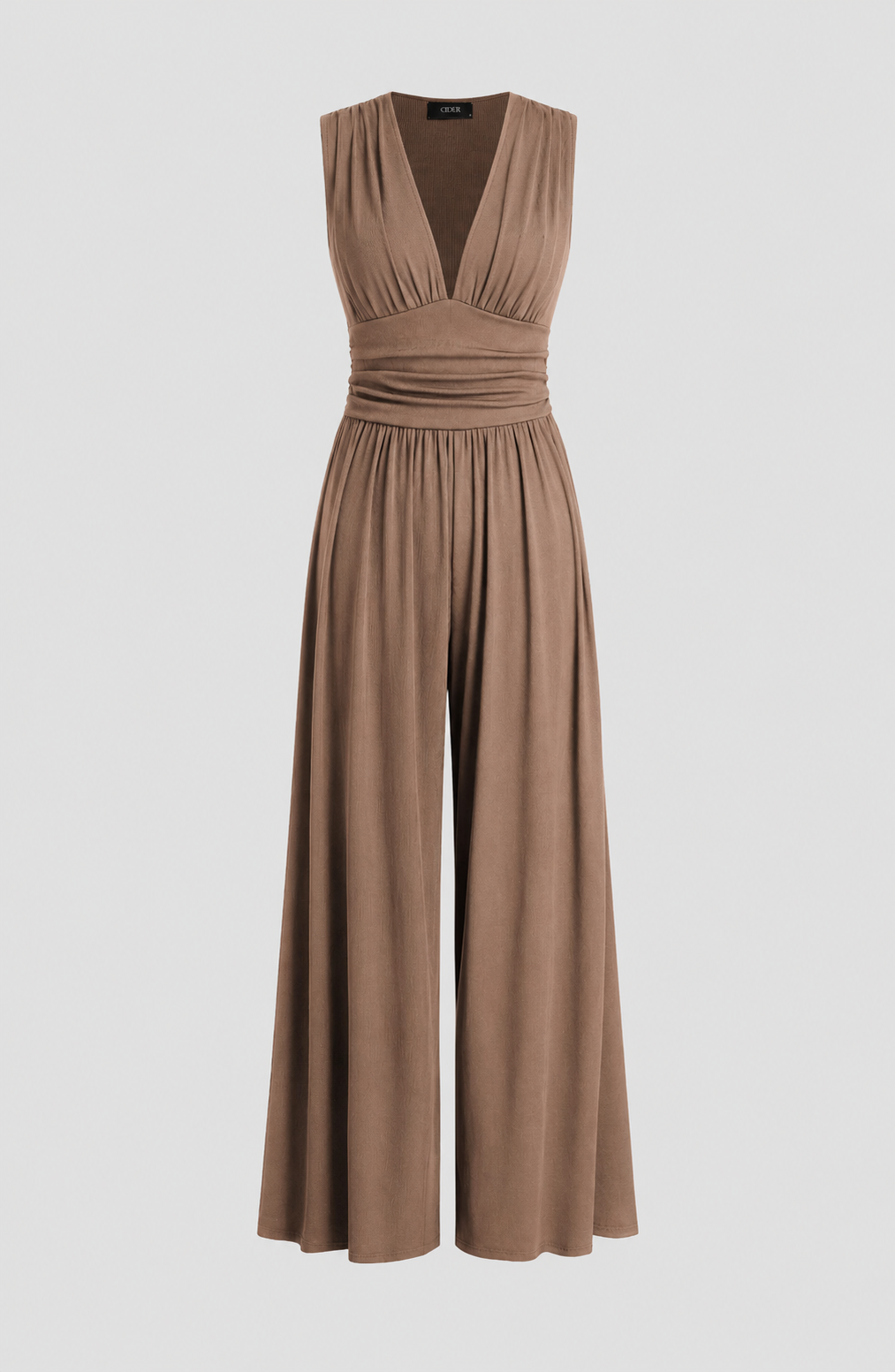 CHARITY – Elegante mono sin mangas de pierna ancha