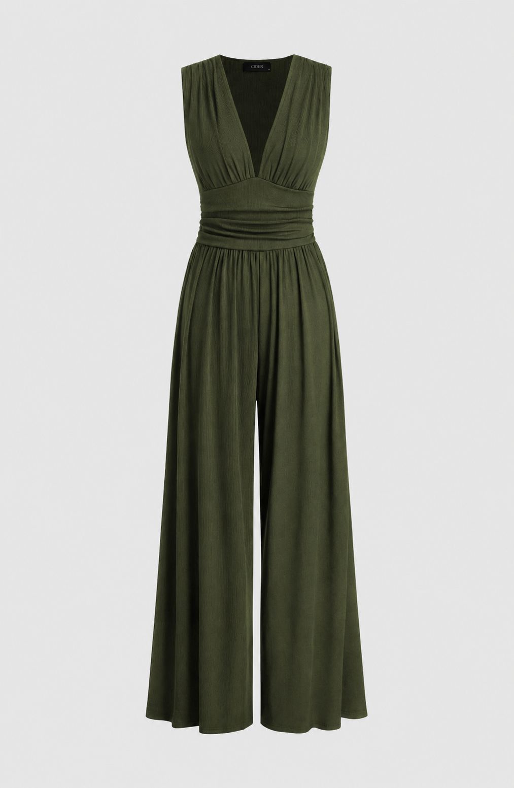 CHARITY – Elegante mono sin mangas de pierna ancha