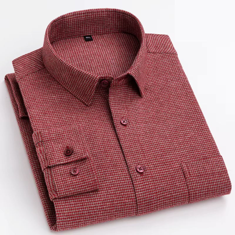 Elegante camisa de algodón