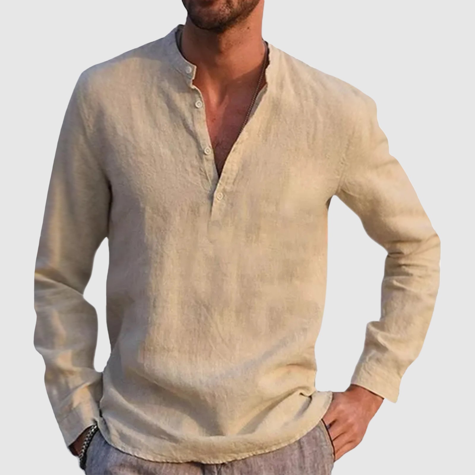Camisa de lino Nomad
