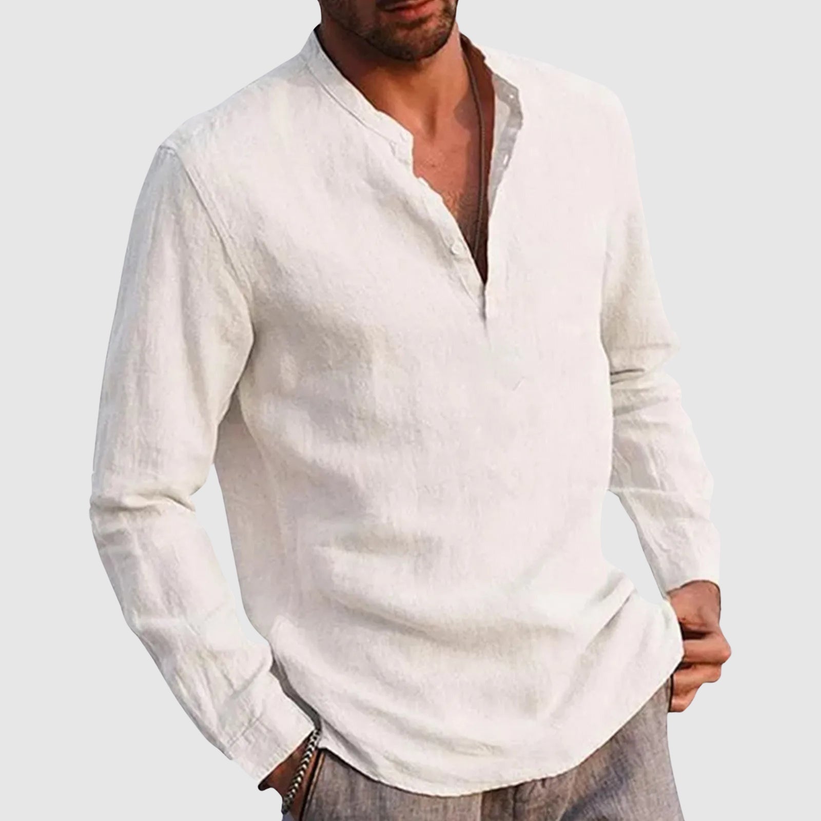 Camisa de lino Nomad