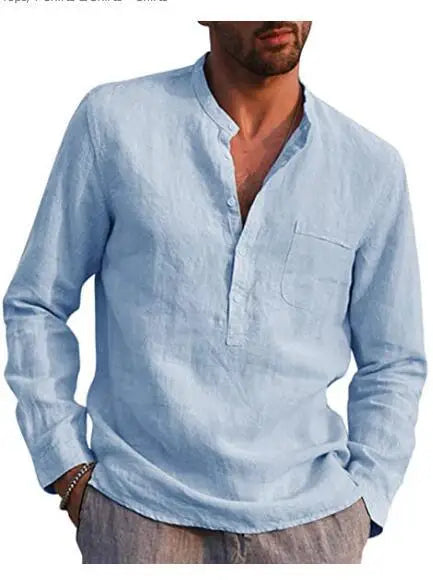 Camisa de algodón transpirable