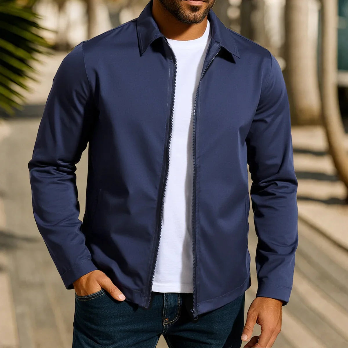 Elegante chaqueta de verano