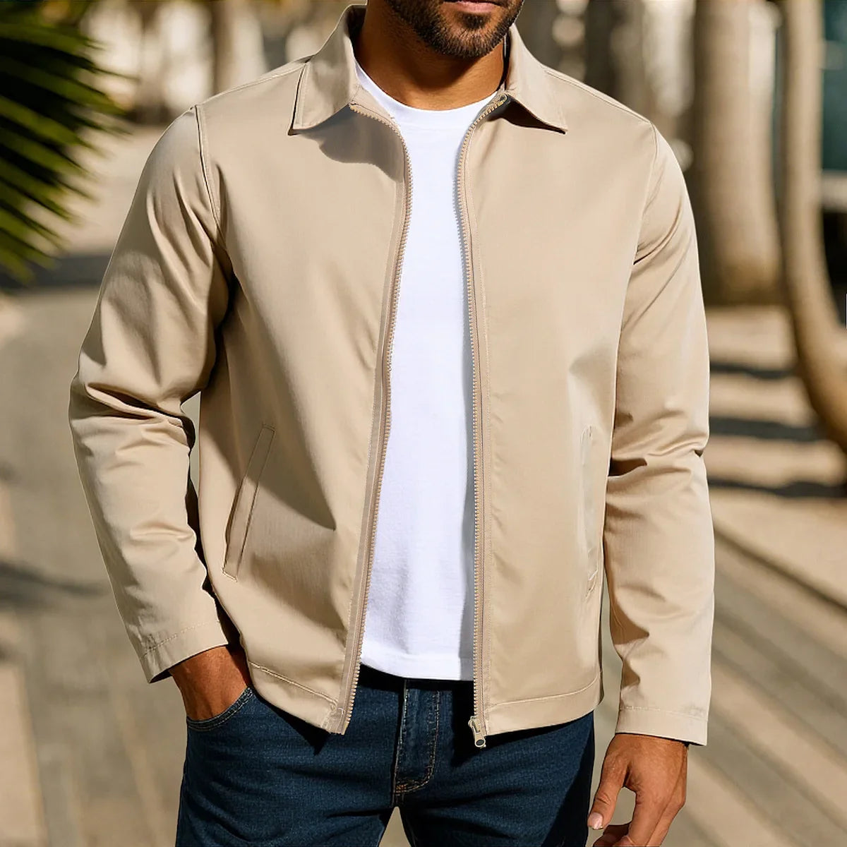 Elegante chaqueta de verano