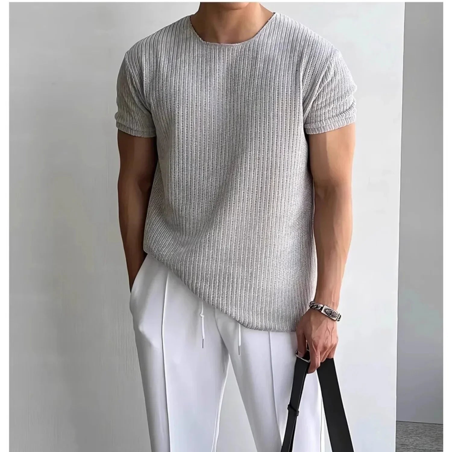 Camiseta elegante de punto