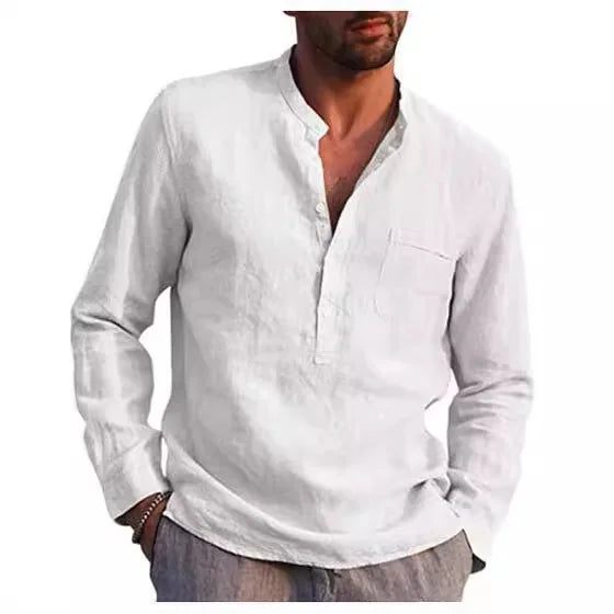Camisa de algodón transpirable