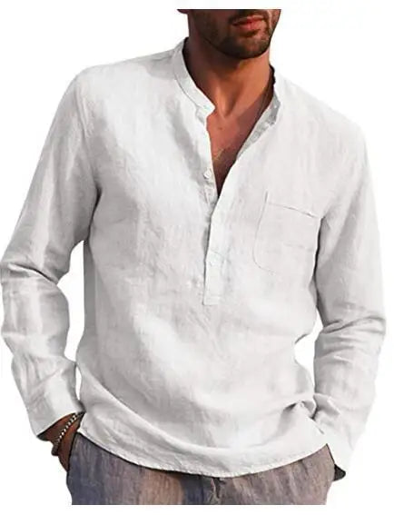 Camisa de algodón transpirable