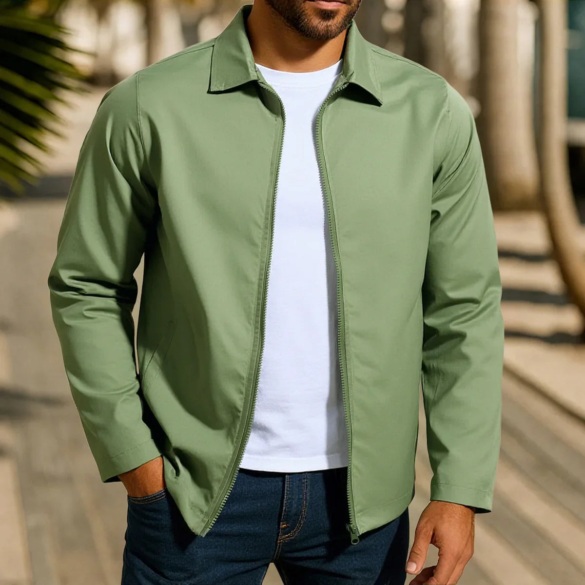 Elegante chaqueta de verano