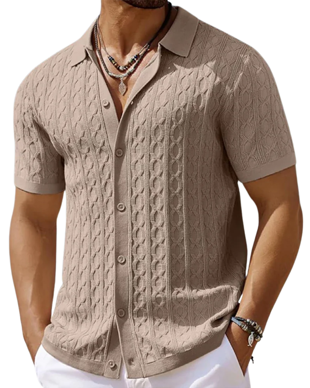 Polo con botones
