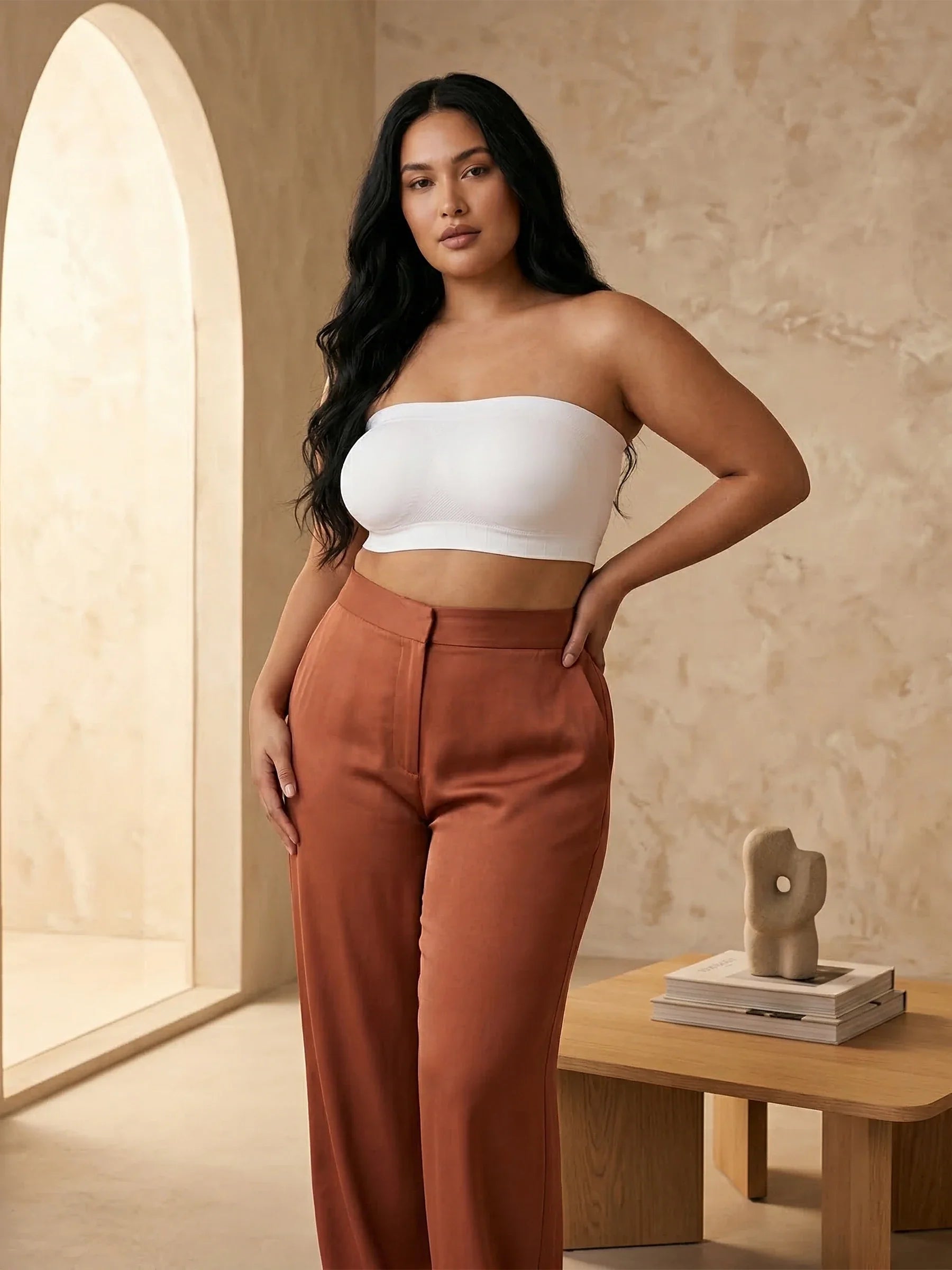 Sujetador bandeau convertible sin tirantes