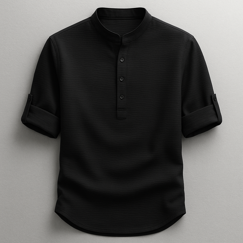 Elegante camisa de algodón
